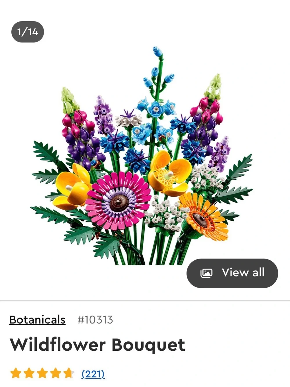 LEGO Wildflower Bouquet Mixed Floral